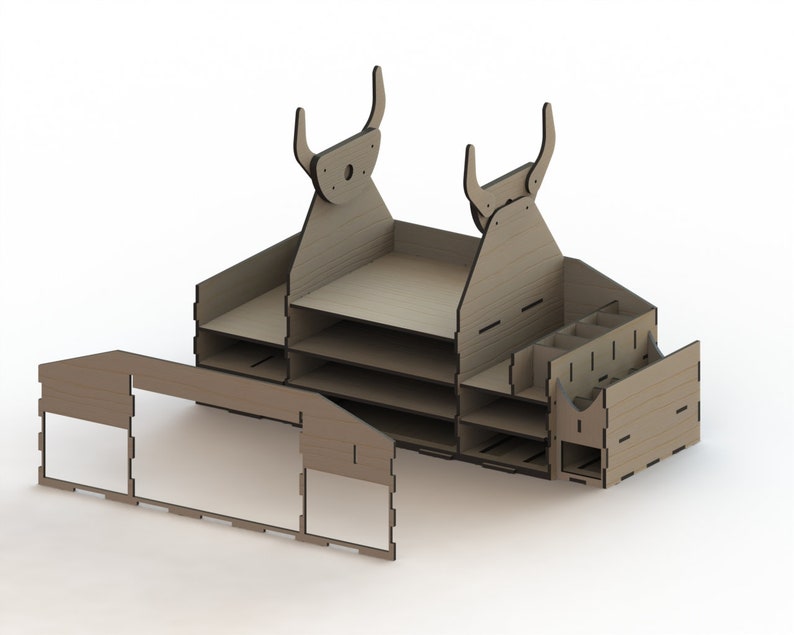 Rc Airplane Stand Box. Cnc Files, Dxf Files for Cnc, Laser Cut Files