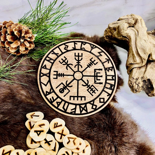 Vegvisir Wayfinders Compass - altar tile