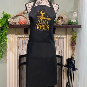 Free Broom Rides Apron