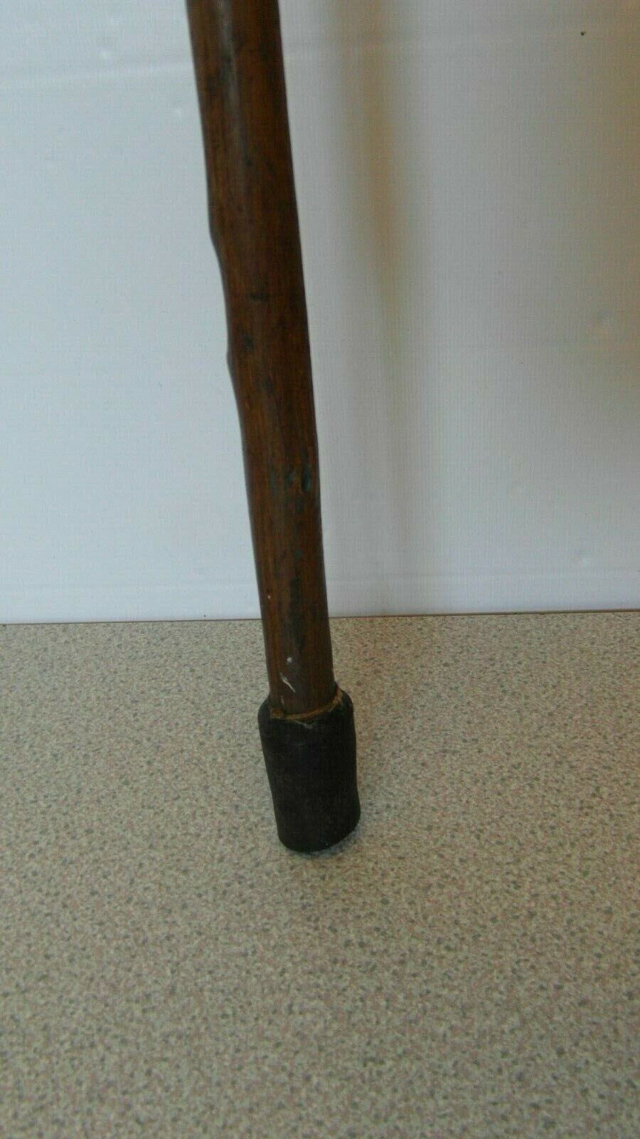 Knobbly Walking Stick With 'lourdes' Carved Detailing Etsy UK