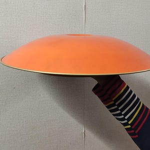 1950s Mid Century Italian Style Floor Lamp: Adjustable Handmade Brass image 9