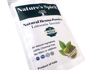 Pure Natural Organic Henna Powder 100g-Triple Filtered 100% Lawsonia Inermis-For Natural Hair Dye