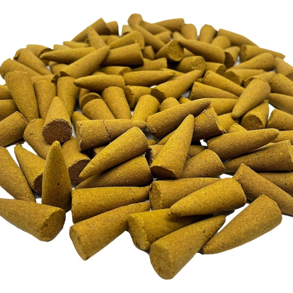 Natural Frankincense & Myrrh Incense Cones-Premium Indian Masala Rolled Cones