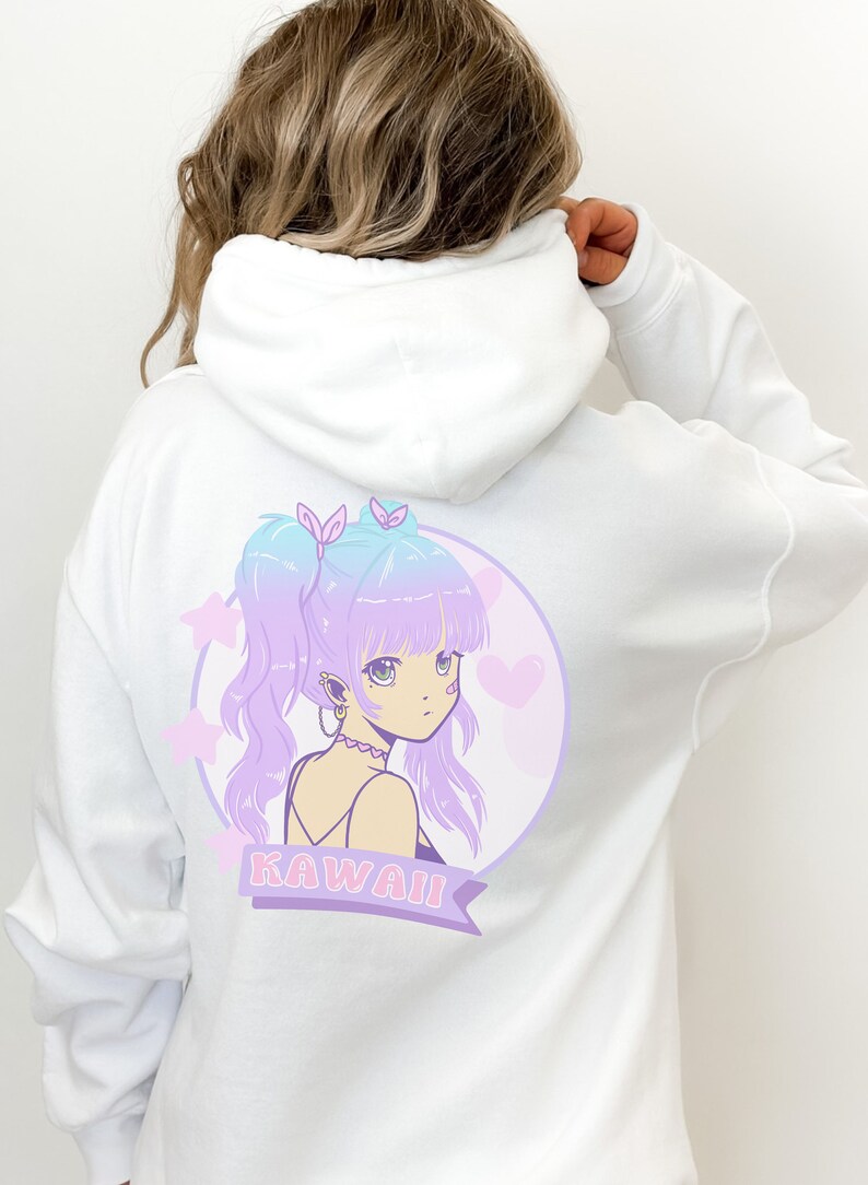 Pastel Yami Kawaii Anime Hoodie Cute Kawaii Clothing Kawaii Etsy