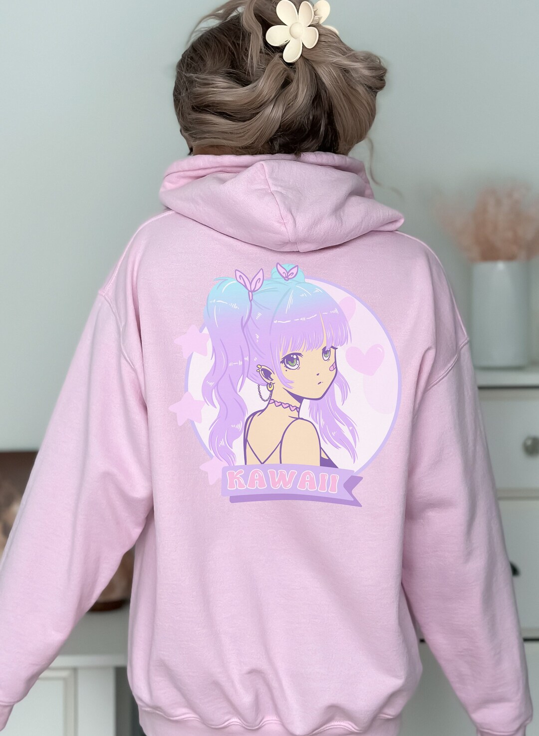 Pastel Yami Kawaii Anime Hoodie Cute Kawaii Clothing Kawaii Etsy