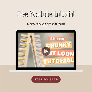 free video tutorial on how to use the 50 inch chunky knit blanket loom