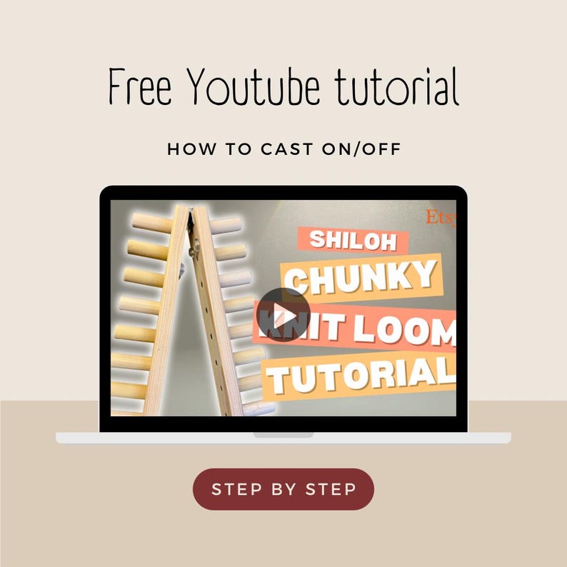 free video tutorial on how to use the 50 inch chunky knit blanket loom