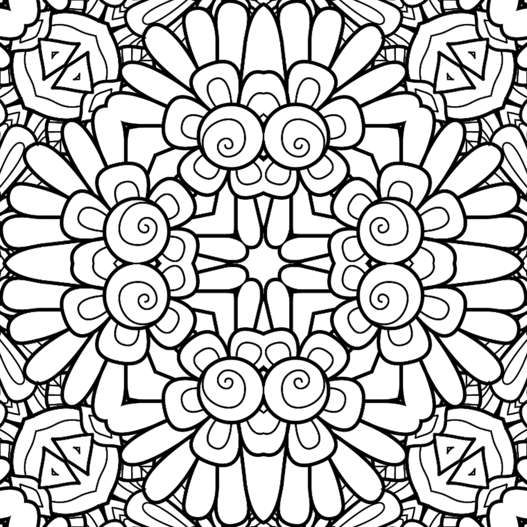 1,000 Digital Coloring Pages - Etsy
