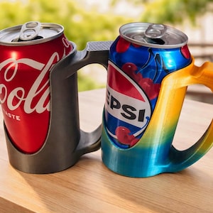 3D Print Cup & Can Holder STL File | Bottle Holder Gadget | Instant Download for Makers