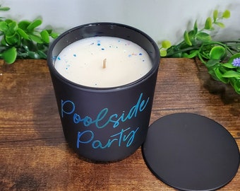 8oz Poolside Party Coconut Soy Candles
