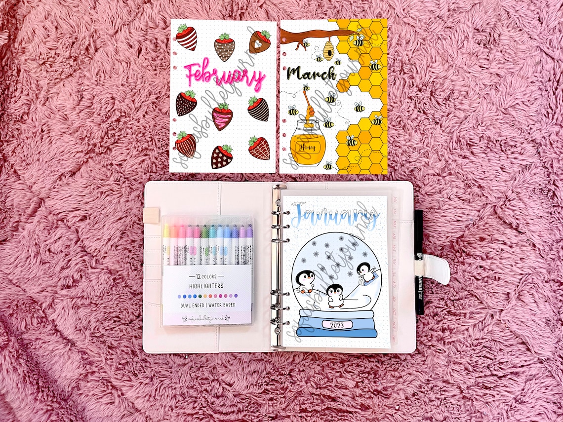 2023 Bullet Journal Starter Kit Januarymarch 2023 Etsy UK