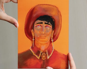 Cowboy cry - art print