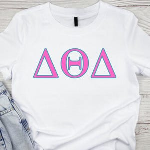 Greek Letter Shirt & Crewneck Sweatshirt