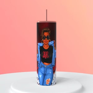 Delta Sigma Theta Inspired Custom Tumbler