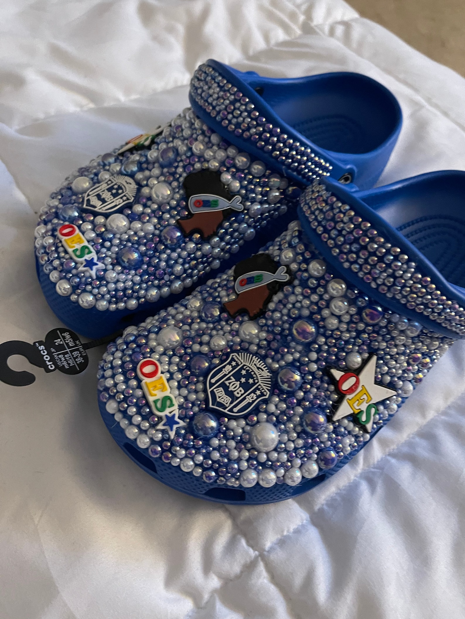 custom bling crocs