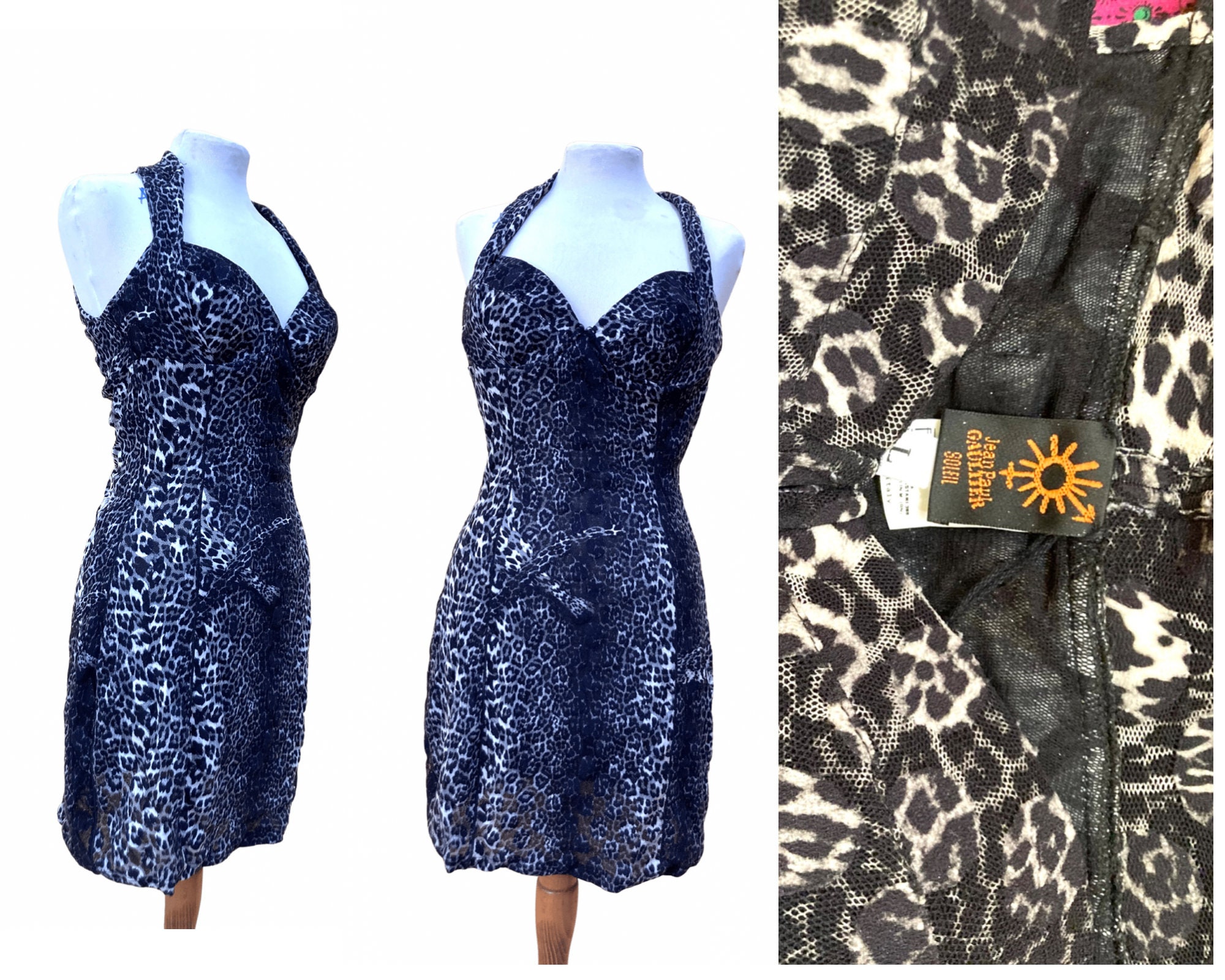 Fuzzi hotsell leopard dress