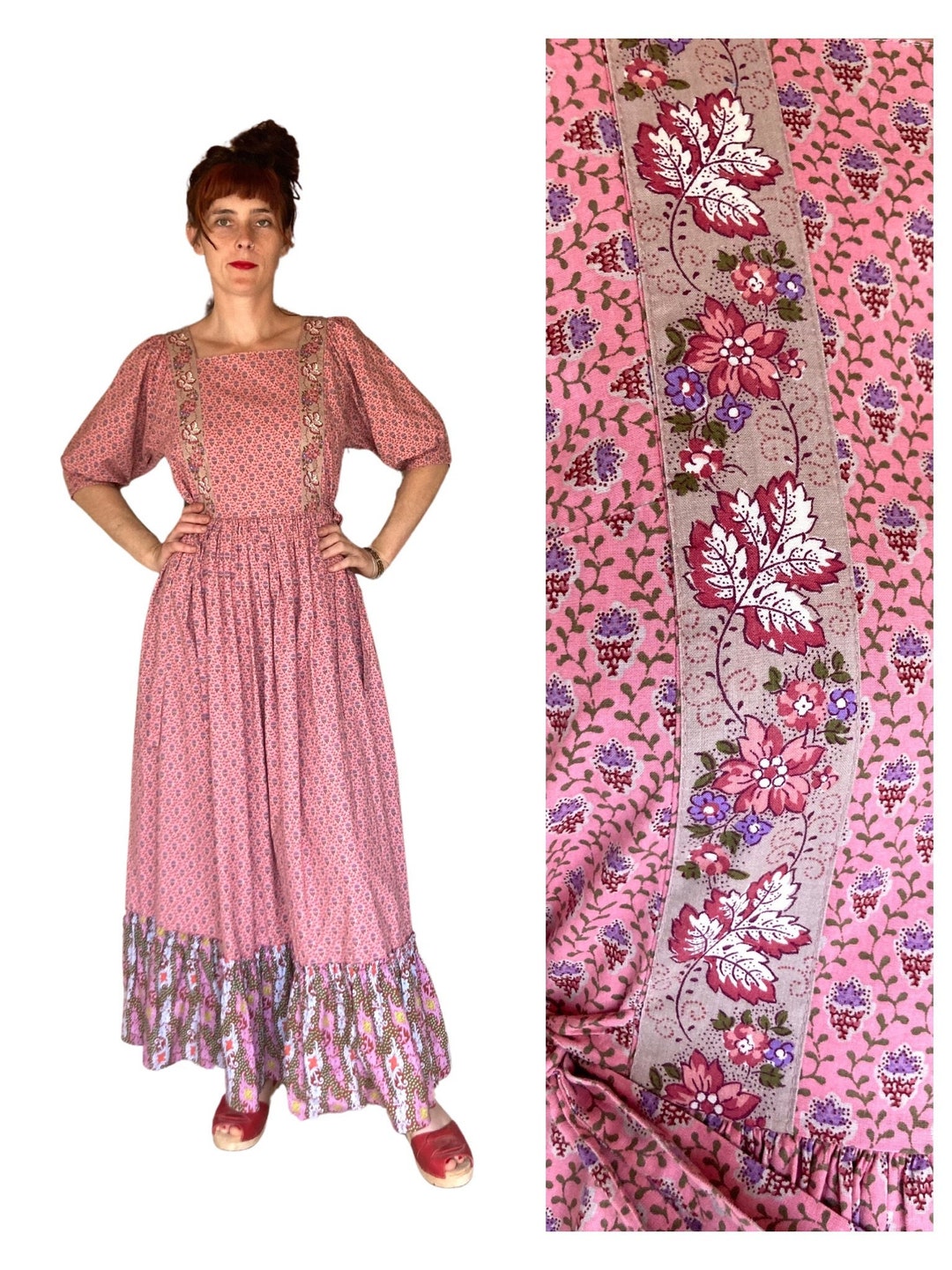 Charles Demery Souleiado Souleiado Provençal 1970s Maxi Boho