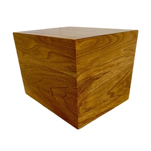 Minimalistische crematie-urn-butternoot, voor volwassen menselijke as, tot 225 pond