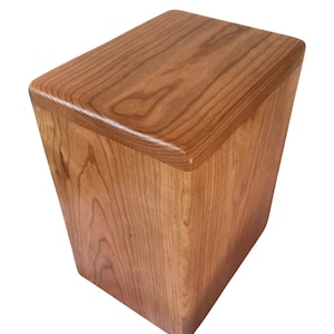 Cherry Cremation Urn for Adult Human Ashes, up to 250 pounds, Naturalist model