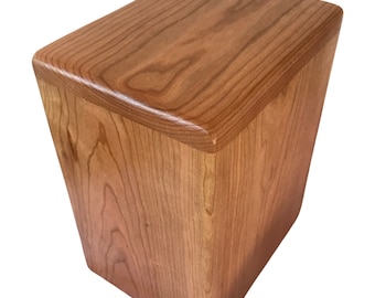 Cherry Cremation Urn for Adult Human Ashes, up to 250 pounds, Naturalist model