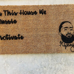 Nipsey Hussle Door Mat Rug