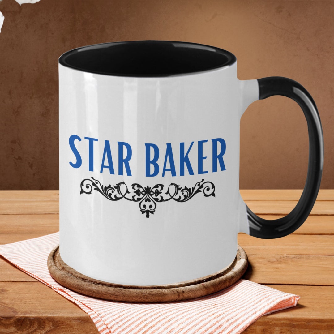 Star Baker Coffee Cup, White Elephant, Tea Cup, Great British Baking