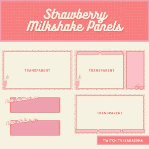 Strawberry Milkshake Stream Package