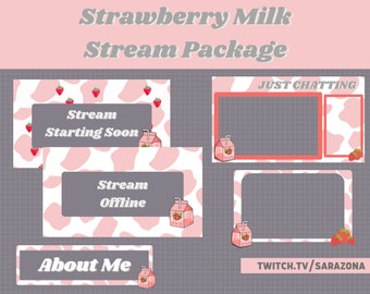 Strawberry Milk Stream Package