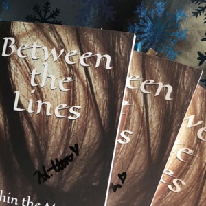 Between the Lines, Within the Manic Mind by T. L. Hein Signed Books, Poetry Collection, a poetry anthology, signed books by indie authors