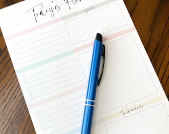 Today’s Plan Tear-Away Note Pad, 60 sheets