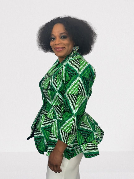 Ankara straight skirt sales and peplum blouse