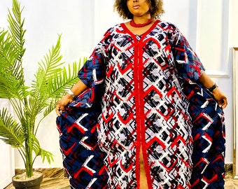 MANDISA- Handmade Ankara Kaftan- Women Agbada Dress, Danshiki Dress-African Clothing For Women, Danshiki Gown