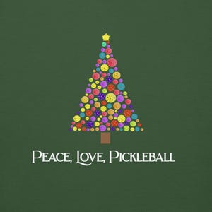 Peace, Love, Pickleball Sweatshirt | Pickleball Unisex Premium Sweatshirt