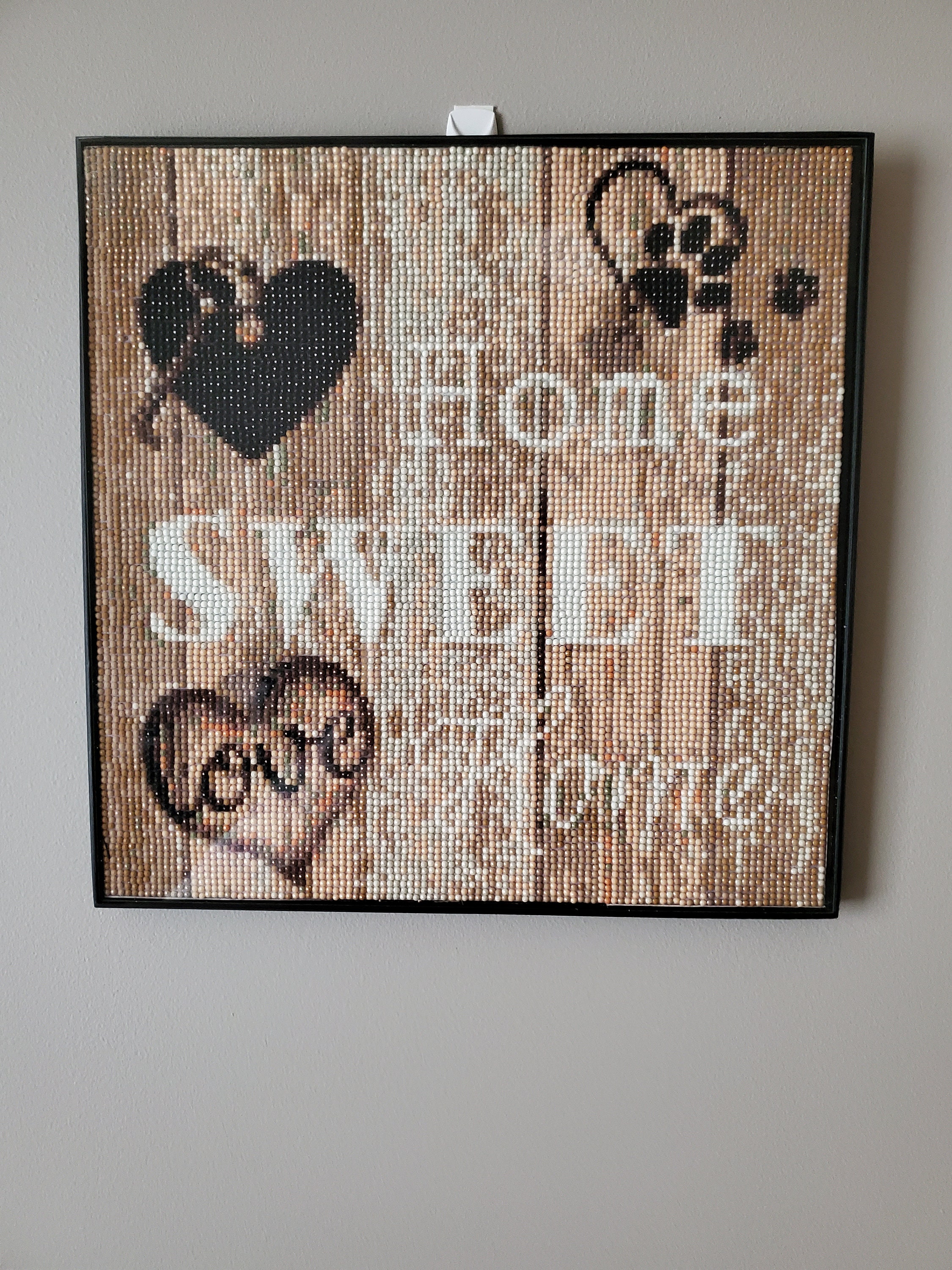 Finished Diamond Painting Home Sweet Home | Etsy