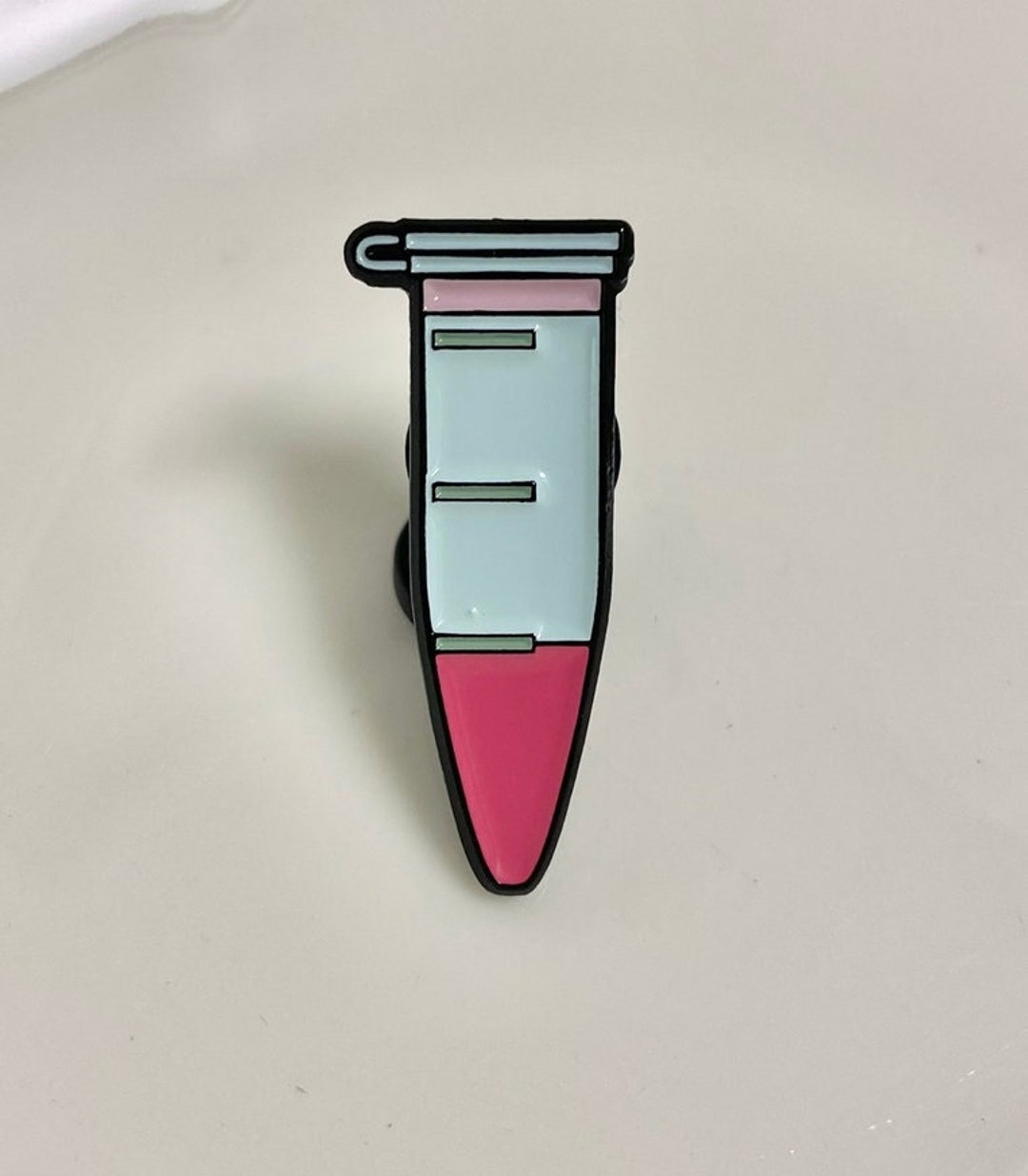 Eppendorf Tube Pink Enamel Pin Microcentrifuge Lab Tube - Etsy