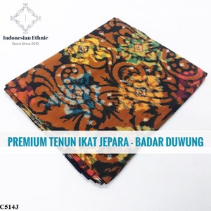 BADAR DUWUNG - PREMIUM Handmade Tenun Ikat from Jepara - Indonesian Authentic Hand Woven Ikat from Central Java - Local Handcraft