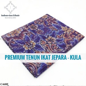 KULA - PREMIUM Handmade Tenun Ikat from Jepara - Indonesian Authentic Tenun Ikat - Hand Woven Ikat from Central Java - Local Handcraft