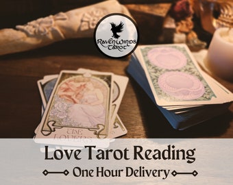 Eine Stunde Liebes-Tarot-Lesung | Ex Liebe Lesen | Zukunft Liebe Lesen | Aufgezeichnetes Audio oder Schriftlesung | Liebeslesung am selben Tag | Ehrlich