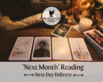Monat im Voraus Zukunft Tarot lesen | Nächster Monat lesen | 24 Stunden Lieferung | Hellseher | Intuitiv | Tarot-Lesung | Genaues Tarot-Lesen schnell