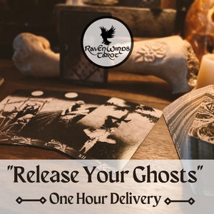 Libera tu lectura de fantasmas / Lectura de tarot de una hora / Escrito o audio / Lectura de tarot curativo / Lectura de Halloween / Fantasmas / Trabajo de sombras