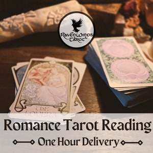 Lectura romántica de una hora / Lectura de relaciones / Lectura de tarot de amor / Intuitiva / Lectura en la misma hora / Tarot / Lectura de ex amor / Brujería