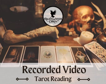 Recorded Video Tarot Reading | Video Tarot Reading | Tarot Reading | Video Reading | 24 Hour Tarot Reading | Same Day Tarot Reading