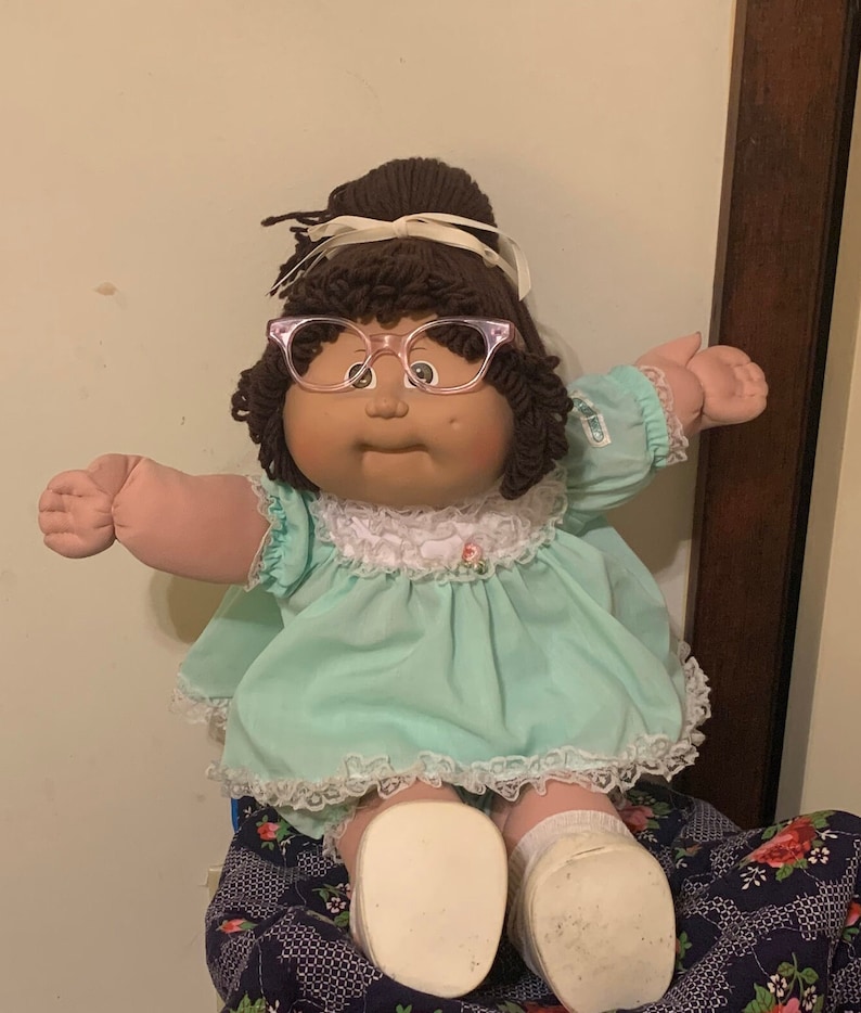 1985 Cabbage Patch Doll With Glasses Etsy