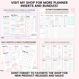 Printable Circular Habit Tracker, Habit Trackers , Printable Inserts ...