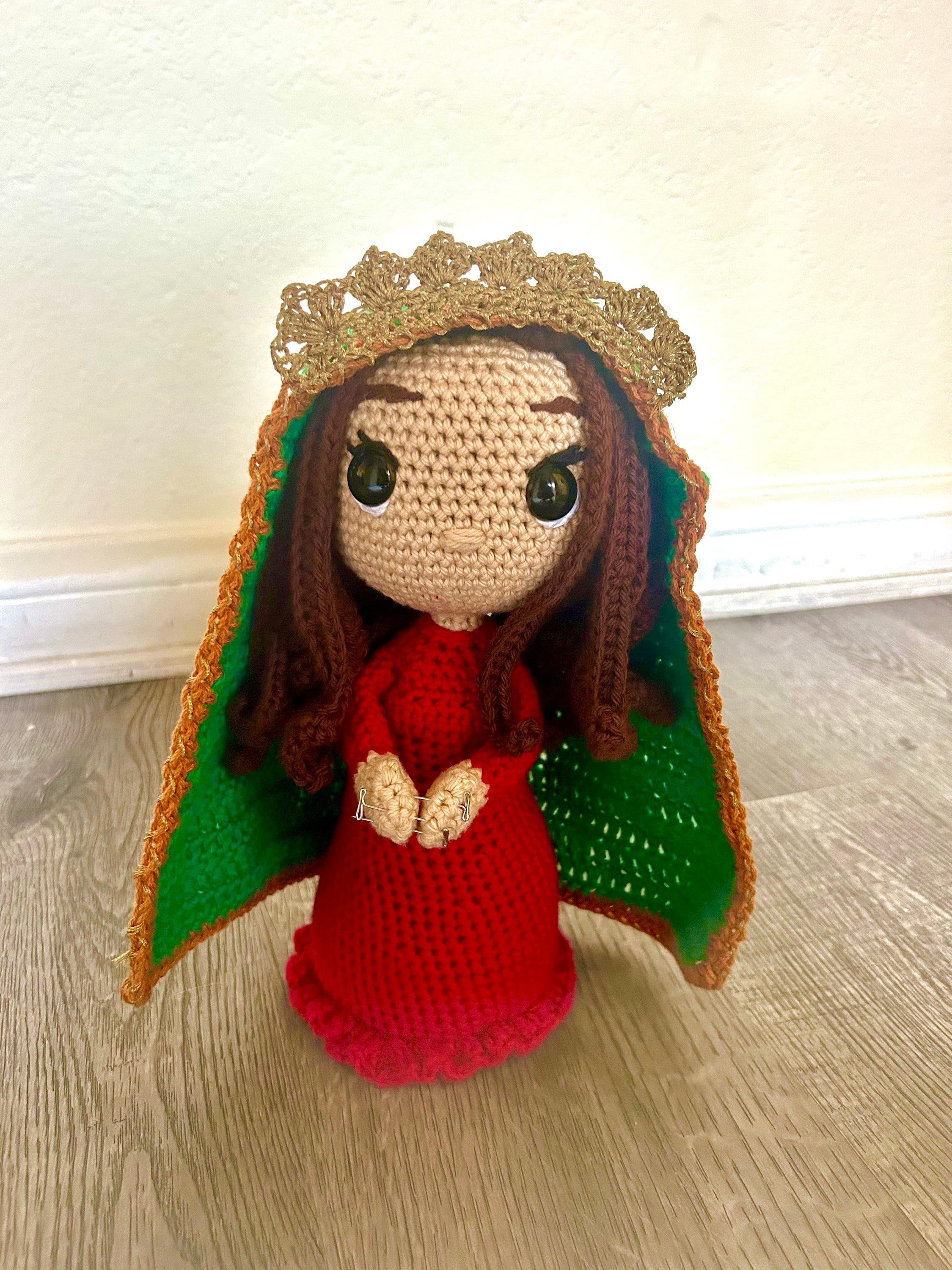 Virgen De Guadalupe Amigurumi Crochet Doll Etsy