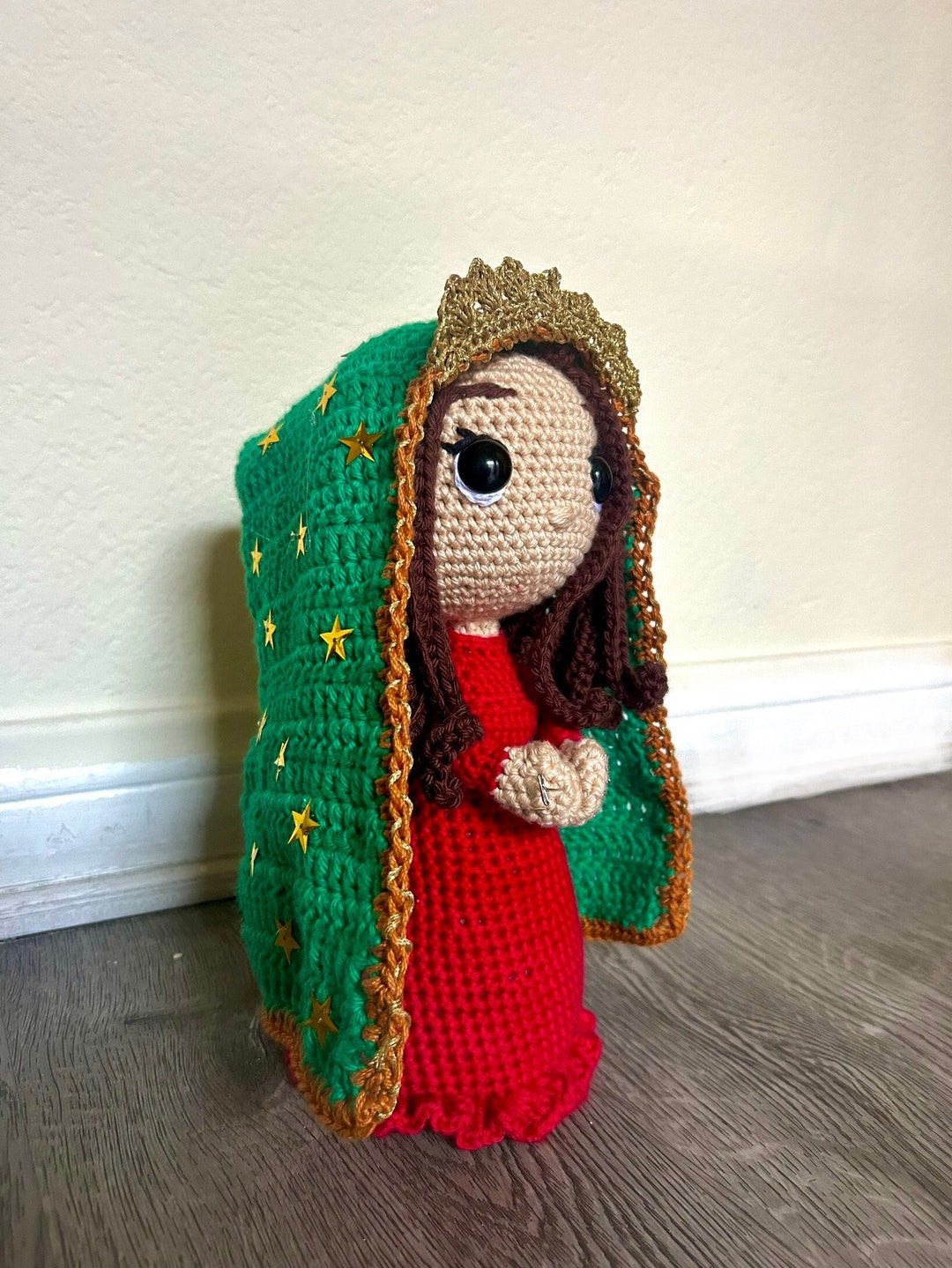 Virgen De Guadalupe Amigurumi Crochet Doll Etsy