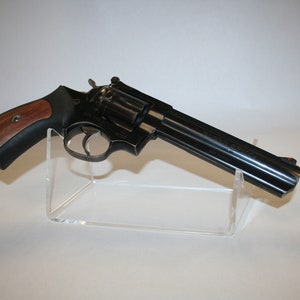 Clear Acrylic Angled Firearms Gun Display | Acrylic Pistol Holder | Gun Holder