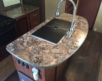 RV Double Sink Cover - Adds Additional Counter and Cooking Space in Your RV Kitchen