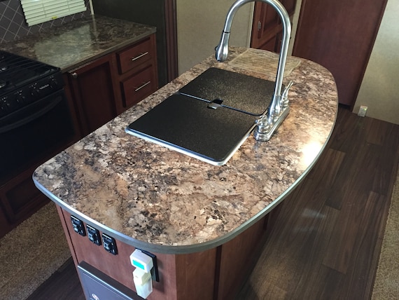 RV Double Sink Cover Adds Additional Counter and Cooking Space in Your RV  Kitchen 