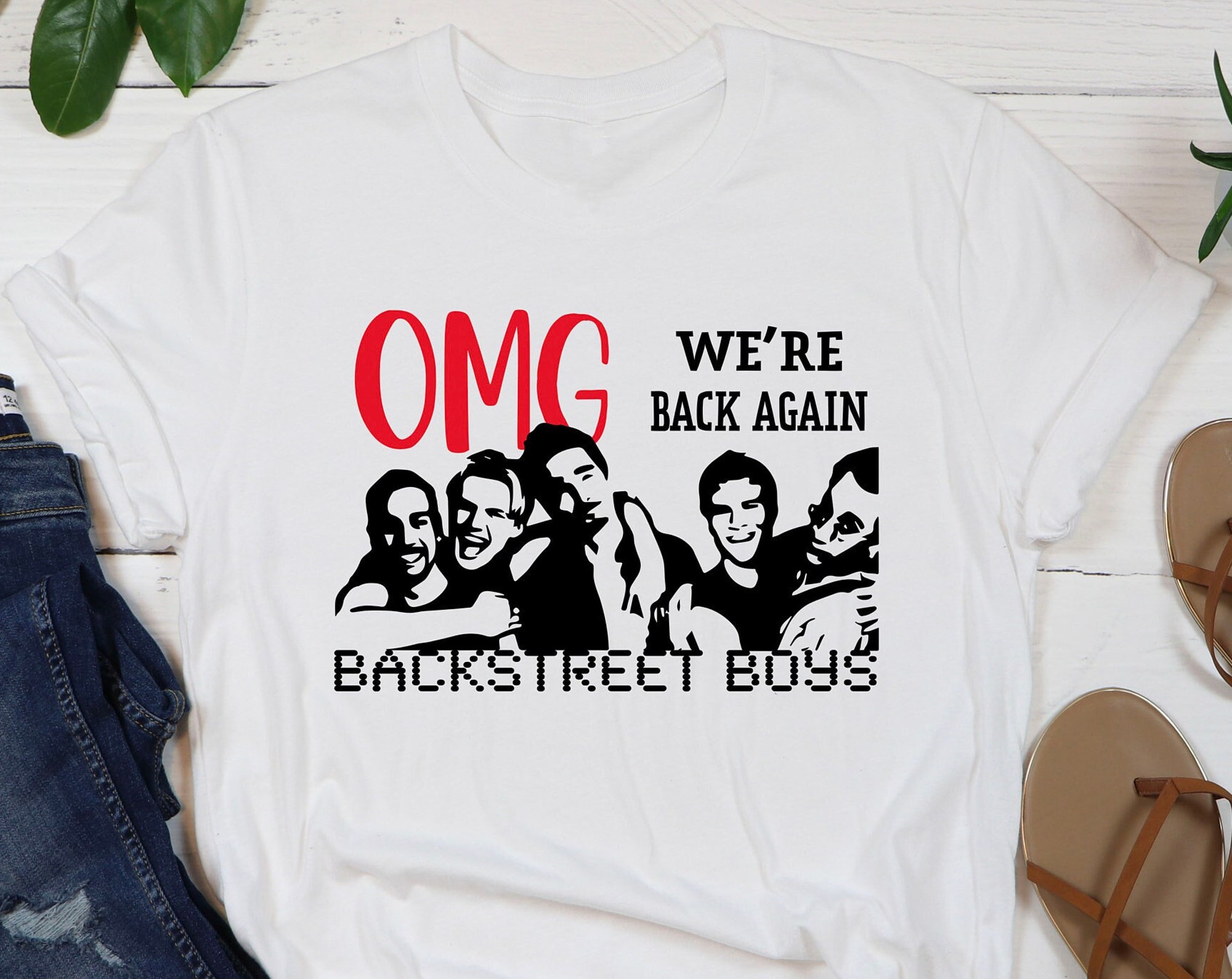 Backstreet Boys, Omg Were Back Again Backstreet Boys T-Shirt Backstreet Boys, Omg Were Back Again Backstreet Boys T-Shirt